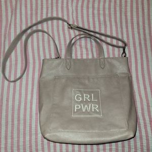 Pink Thirty-One purse with long strap
